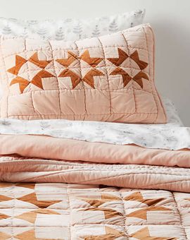 Elegant Pink Heritage Velvet Kids Quilt