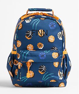 Basketball Kids Backpack with Side Pockets