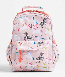 Unicorn Small Kids Backpack with Side Pockets