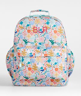 Flower Garden Large Backpack