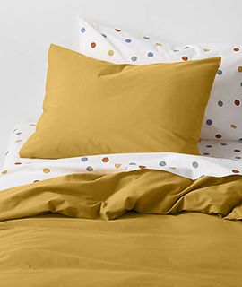 Cozy Cloud Savannah Yellow Organic Washed Cotton Duvet