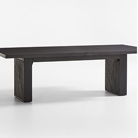 Dunewood Charcoal 92" Dining Table