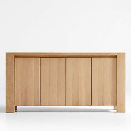 Terra Natural White Oak Solid Wood Sideboard