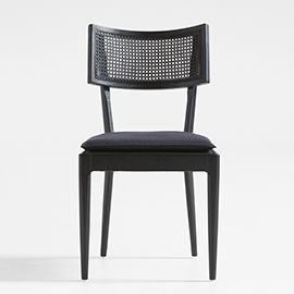 Libby Black Cane Dining Chair