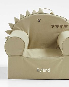 Personalized Large Dino Kids Lounge Nod Chair