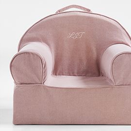 Large Lilac Mauve Kids Lounge Nod Chair