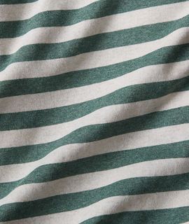 Comfy Tee Green Stripe Jersey Duvet Cover