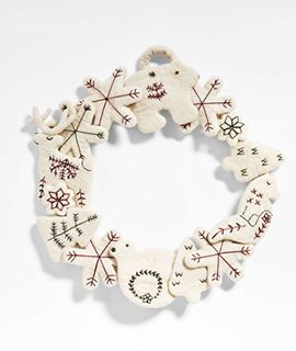 Scandi Heritage Felt Wreath