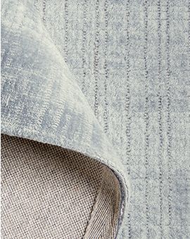 Viscose Grid Light Blue 5x8 Area Rug