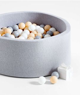 Light Grey Pop-Up Ball Pit