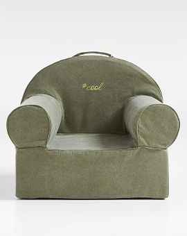 Large Cyprus Green Kids Lounge Nod Chair