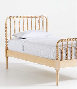 Jenny Lind Kids Maple Wood Spindle Bed