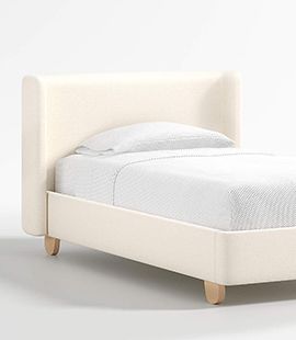 Pismo Natural Twin Upholstered Bed