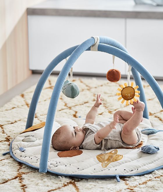 outer space activity gym play mat