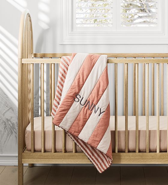 soft, sweet new baby bedding