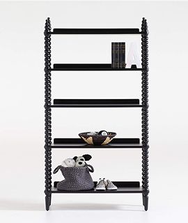 Jenny Lind Spindle 5-Shelf Bookcase