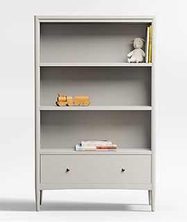 Hampshire Tall Cozy Grey Bookcase