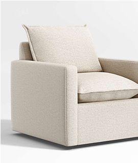 Harbour Natural Flange Swivel Glider Chair