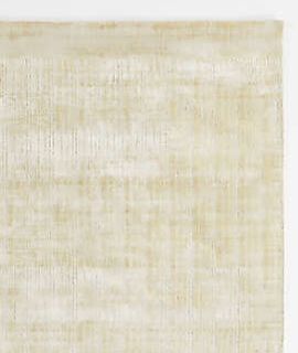 Viscose Grid Ivory Area Rug