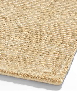 Viscose Double Striped Beige Kids Area Rug