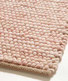 Orlian Wool Elegant Pink Area Rug