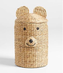 Bear Woven Kids Hamper with Handles