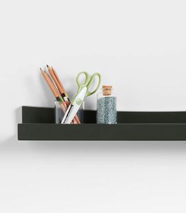 Hampshire Kids Olive Green Book Ledge Shelf