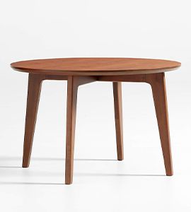 Tatum Walnut Wood Round Kids Play Table