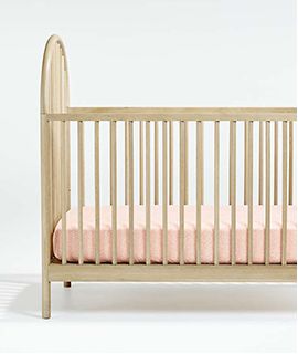 Canyon Spindle Wood Convertible Baby Crib