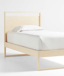 Gemini Kids Light Ash Wood Twin Bed