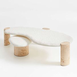 Sassolino Burl Wood Nesting Tables