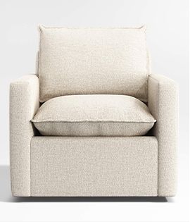 Harbour Natural Flange Nursery Swivel Glider Chair