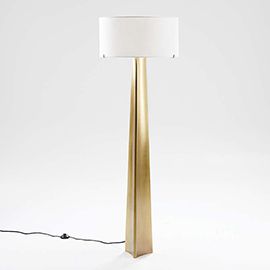 Isla Brass Triangle Floor Lamp