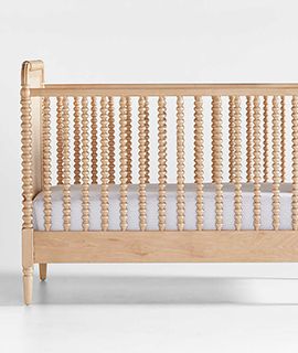Jenny Lind Maple Spindle Crib