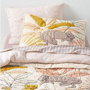Lovely Leopard Cotton Voile Kids Quilt
