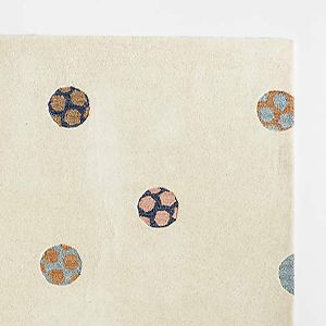 Modern Soccer Ball Area Rug