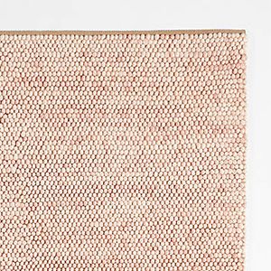 Orlian Wool Elegant Pink Area Rug