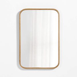 Finn Oak Wood Rectangle Wall Mirror