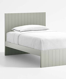 Best Value Finn Sage Green Wood Kids Twin Bed