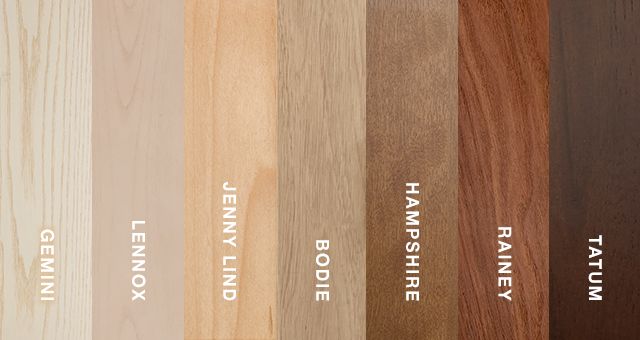 Find your favourite finish.