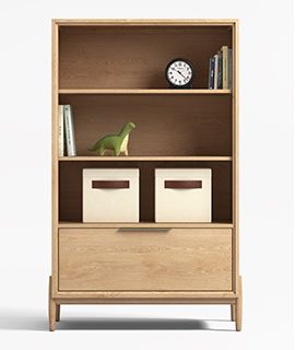 Bodie Natural OakWood Bookcase