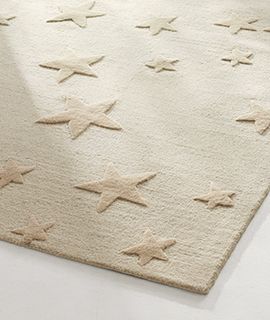 Modern Star Wool Pampas Ivory Area Rug