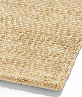 Viscose Double Striped Beige 8x10 Area Rug