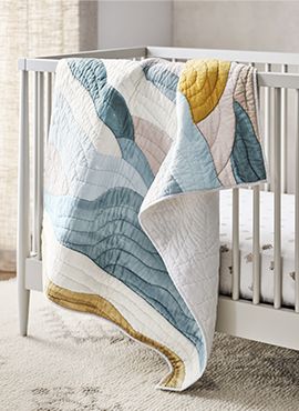 up to 40% off baby bedding‡ →