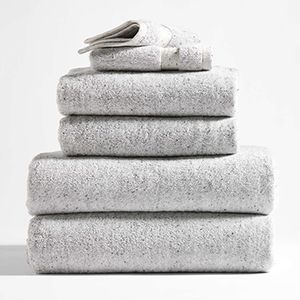 Grey Fleck Organic Turkish Cotton Bath Towels