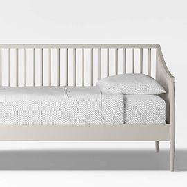 Hampshire Cozy Grey Spindle Wood Kids Daybed