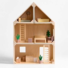 Modern Modular Wooden Dollhouse