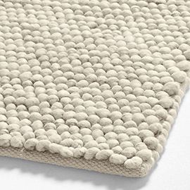 Orly Textured Ivory Area Rug