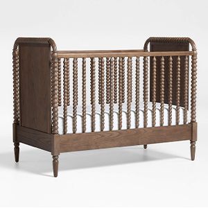 Jenny Lind Deep Brown Wood Crib