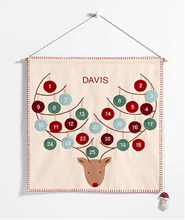 New! Festive Friends Hanging Christmas Advent Calendar